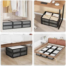 Bamboo Under Bed Storage with Wheels (2-Pack) – Rolling Underbed Shoe Organizer Box for Shoes, Blankets, Toys, Clothes Container Space-Saving Organizer Bins for Bedroom, Closet, Dorm, Nursery by CozyNest Decor