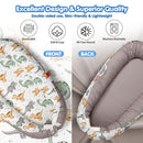 Baby Lounger - Breathable & Soft Baby Nest, Portable and Lightweight Tummy Time Lounger for Home and Travel, Ideal Newborn Babies Essentials Baby Shower Gifts by TinyTreasures Baby Boutique
