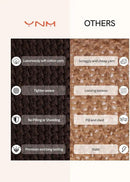 YnM Chunky Cotton Knit Throw Blanket, Cable Knit Throws for Bed Couch Sofa, Comfy & Relaxing, Decorative Piece for Farmhouse Modern Boho Rustic Scandinavian Chic Vibe, Chocolate Brown 50x60 Inches by CozyNest Decor