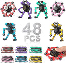 Transformable Fidget Spinners for Kids and Adults Stress Relief Sensory Toys for Boys and Girls Fingertip Gyros for Kids Classroom Birthday Party Favors by TinyTreasures Baby Boutique