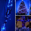 RUICHEN Blue Dimmable Fairy Lights Plug in, 99 Ft 300 LED Twinkle String Lights with Remote, Waterproof Silver Wire Firefly Lights for Bedroom, Patio, Yard, Christmas, Wedding, Party, New Year's Day by GreenHaven Gardens