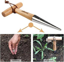Gardtech Garden Tool Set, Made by Real Ash Wood Handle and Thicken Stainless Steel- 3 Pcs Including Garden Hand Trowel, Transplant, Cultivator-Gardening Gifts for Gardener by GreenHaven Gardens