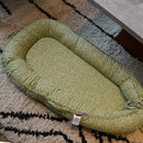 Infant Lounger, Baby Nest Cover for Baby Girls & Boys, Newborn Essentials for Baby 0-18+ Months, 100% Cotton Breathable (Green_Wonder, Cotton_Muslin) by TinyTreasures Baby Boutique
