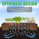 SnugNiture Galvanized Raised Garden Bed 8x4x1FT Outdoor Large Metal Planter Box Steel Kit for Planting Vegetables, Flowers by GreenHaven Gardens
