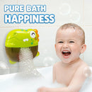 Bath Bubble Machine - Bubble Bath Maker with Lights & Music - Baby Bath Toys Bubble Maker for Bathtub - Dinosaur Toys for Kids 2-4, Strong Suction BPA Free by TinyTreasures Baby Boutique