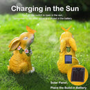 Attivolife Solar Rabbit Garden Light, Outdoor Bunny Statues Patio Ornament Decor for Lawn Balcony Yard, Perfect Housewarming Gifts for Mum Grandmom on Birthday Mother's Day by CozyNest Decor