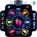 Dance Mat, Kids Electronic Dance Pad with Wireless Bluetooth 5 Speeds 9 Levels, Music Toys Birthday & Xmas Gifts for Girls Boys 3 4 5 6 7 8 9 10+ Year Old by TinyTreasures Baby Boutique
