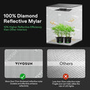 VIVOSUN GIY Smart Grow Tent System 4x4, WiFi-Integrated Grow Tent Kit, with Automate Ventilation and Circulation, Schedule Full Spectrum 200Wx2 LED Grow Light, and GrowHub E42A Controller by GreenHaven Gardens