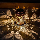Fairy Solar Lanterns Outdoor Waterproof Hanging Butterfly Lights Hollow Out Metal Lantern Decorative Garden Graceful Light Christmas Decor for Patio,Landscape,Festival Gifts for Women Mom Grandma by GreenHaven Gardens