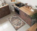 Keen Home Design 2x3 Rug - Machine Washable Entry Rug with Non-Slip Backing, Ideal for Enteryway, Kitchen, Bathroom, Laundry Room - Vintage, Easy Clean, Durable, Low Pile Rug - (2' x 3') by CozyNest Decor