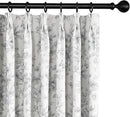 Pinch Pleated Vintage Floral Curtains - Room Darkening Drapes for Bedroom Living Room.2 Panels,60 Inches Wide 92 Inches Long