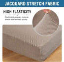 H.VERSAILTEX Super Stretch Individual Chaise Cover Sectional Couch Covers for L Shaped Sofa Both Left/Right Featuring Thick Jacquard Textured Twill Fabric (1 Piece Chaise Cover, Sand) by CozyNest Decor