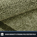 PURRUGS Dirt Trapping Door Mat 32" x 48", Non-Slip/Skid Machine Washable Entryway Rug, Shoes Scraper, Area Rug, Super Absorbent Welcome Mat for Muddy Wet Shoes and Paws, Budding Green & Sage Green by CozyNest Decor