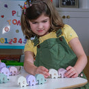 Montessori Natural Wooden Alphabet Elephants - 26-Piece Snap-Together ABC Learning Toy with Upper & Lowercase Letters - Educational Fine Motor Skills & Vocabulary Building for Toddlers & Kids Ages 3+ by TinyTreasures Baby Boutique