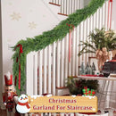 9 Ft Real Touch Christmas Garland Indoor with Pine Cone,Thick and Lush，Soft Bendable Mantle Garland Christmas, Lifelike Cedar Garland, Christmas Garland for Mantle,Indoor Christmas Decorations by CozyNest Decor