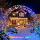 JMEXSUSS 2 Pack Solar String Light 100LED 32.8ft 8 Modes Solar Christmas Lights Waterproof for Gardens, Wedding, Party, Homes, Christmas Tree, Curtains, Outdoors (Multicolor) by GreenHaven Gardens