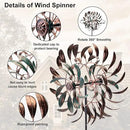 Stargarden Wind Spinners Outdoor Metal Large 360 Degrees Kinetic Wind Sculptures& Spinners Yard Art Outdoor Garden Decor by GreenHaven Gardens
