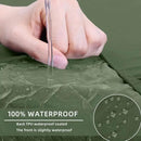 hyha Waterproof Couch Cushion Covers, Sectional Sofa Slipcovers Washable, L Shape Chaise Dog Couch Covers for Sectional Sofa, Universal Furniture Protector (1 Piece for Chaise XL, Bronze Green) by CozyNest Decor
