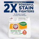 Arm & Hammer Sensitive Skin Free & Clear, 140 Loads Liquid Laundry Detergent, 140 Fl oz (Pack of 2) by CozyNest Decor