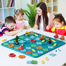 Kids Board Games Learning Toys, STEM Educational Logic Kits with 200+ Challenges & 4 Difficulty Levels, Brain Puzzles Maze Games for Boys Girls Ages 3-10 Birthday Gifts by TinyTreasures Baby Boutique