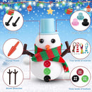 LAWOHO Build a Snowman Kit - 500ML Crystal Slime, Clay & Christmas Charms, Snowman Crafts for Kids, Stocking Stuffers for Adults, Slime Party Favors Kit by TinyTreasures Baby Boutique