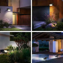 Solar Spot Lights Outdoor, Consciot 16 LEDs IP67 Waterproof Solar Outdoor Lights, Auto On/Off Solar Landscape Spotlights, 2-in-1 Adjustable Wall Lights for Garden Yard Pathway, 2 Pack (Warm White) by GreenHaven Gardens