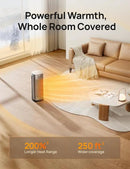 Dreo Space Heaters for Indoor Use, 1500W Fast Heating Portable Heaters with Remote, Large PTC Ceramic Electric for Bedroom, 12H Timer, 70° Oscillation, Overheat Protection, Safety Heat for Home Office by CozyNest Decor