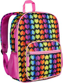Wildkin ECO rPET Kids Backpack – Recycled, Padded, Adjustable for School & Travel – Rainbow Hearts by TinyTreasures Baby Boutique