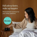 Loftie Alarm Clock with Sound Machine – Smart Alarm Clock with Light, White Noise, Bluetooth Speaker, Night Light Sound Machine, 100+ Sounds, Blackout Mode, No WiFi Mode, Optional Subscription - Peach by CozyNest Decor