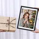 Vittanly 12x16 Picture Frames Set of 9, Shatter Resistant Plexiglass, Display 11x14 Pictures with Mat or 12x16 without Mat, Photo Frames for Wall Mount, Engineered Wood, Black by CozyNest Decor