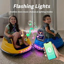 12V Kids Bumper Car, Electric Baby Bumper Car for Toddlers with Remote Control, 3 Speeds - Yellow by TinyTreasures Baby Boutique
