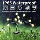 Aogist Solar Garden Lights Outdoor Waterproof,4 Packs 40 LED,Sway by Wind, Yard Patio Pathway Decoration, High Flexibility Iron Wire & Heavy Bulb Base,Warm White by GreenHaven Gardens