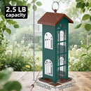 Metal Bird Feeder The Most Popular Bird Feeders for Outdoors Hanging,Waterproof and Rust-Proof,Easy Cleaning,Wild Bird Feeders Attracting Chickadees Goldfinches Cardinals Finches and Sparrows by CozyNest Decor