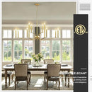12 Light Gold Living Room Chandelier High Ceiling Foyer Candle Chandelier Large Modern Brass 44in Metal Chandeliers Hanging Light for Master Bedroom Dining Room Light Fixture Over Table by CozyNest Decor