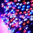 HOME LIGHTING 200 LED 66FT Fairy String Lights, July 4th Patriotic Light with 8 Lighting Modes, Mini Lights Plug in for Indoor Outdoor Independence Day Tree Holiday Party Decor, Red Blue & White by TinyTreasures Baby Boutique
