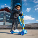 Jetson Character Kids Kick Scooter, LED Lights on Stem & Light-Up Wheels, Lightweight Frame, Height-Adjustable Handlebar, Lean-to-Steer System, Easy-Fold Mechanism by TinyTreasures Baby Boutique