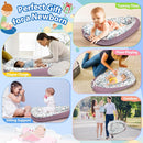 Baby Lounger - Breathable & Soft Baby Nest, Portable and Lightweight Tummy Time Lounger for Home and Travel, Ideal Newborn Babies Essentials Baby Shower Gifts by TinyTreasures Baby Boutique