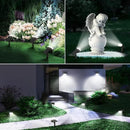 Linkind Solar Lights Outdoor Waterproof IP67, StarRay Dusk-to-Dawn Outdoor Solar Lights, 3 Lighting Modes Solar Spot Lights Outdoor for Garden, Yard, Landscape (Daylight, 4 Pack) by CozyNest Decor