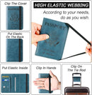 Passport Holder Cover Wallet Travel Essentials Leather Rfid Blocking Case Vacation Luggage Must Haves Travel Accessories for Men Women (116