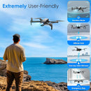 Drone with Camera, 1080P FPV Foldable Drone with Brushless Motor, One Key Take Off/Land, Altitude Hold, 360° Flip, Gravity Control, 2 Batteries, 3 Speeds Mini Drone for Kids Beginners by TinyTreasures Baby Boutique