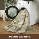 AMOAMI-4X6 Area Rugs for Living Room -Soft Vintage Bedroom Rugs-Non Slip Washable Rug-Throw for Living Room Bedroom Bedside Dining Room Office Green by CozyNest Decor