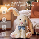 TUMAMA Bunny Stuffed Animal - Musical Stuffed Animal with Moving Ears, Features Singing, Recording, Repeating for Toddlers, Interactive Stuffed Bunny Plush Gift Toys for Boys and Girls by TinyTreasures Baby Boutique