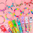 leitait 24 Pack Bracelet Wands,Charm Bracelet Jewelry Making Kit,Arts Crafts for Kids,Unicorn Party Favors Supplies,Goodie Bags Stuffers,Classroom Prizes,Birthday Gifts for Girls Ages 4-8 Years Old by TinyTreasures Baby Boutique