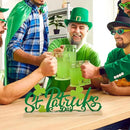 COCHIE Metal St. Patrick's Day Sign, St Patricks Day Decorations for Home, Office, Shelf, Mantel, Indoor, Shamrock Decoration, Saint Patrick Day Decor (Shamrock) by CozyNest Decor