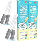 Pumice Stone Toilet Bowl Cleaner | Toilet Pumice Stone with Extra Long Handle | Scouring Stick for Toilet Cleaning, Stain Removal on Toilets, Grills, Tiles, Grout & Pools | 4 Pack by CozyNest Decor