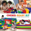 Large Building Blocks for Kids Ages 3-8 – 336 Piece Mega Set – Indoor & Outdoor STEM Toy for Boys & Girls by TinyTreasures Baby Boutique