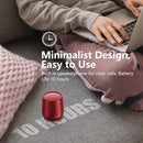 INSMY Small Bluetooth Speaker, Waterproof Mini Portable Wireless Speaker, Punchy Bass Rich Audio Stereo Pairing, Handheld Pocket Size, Built in Mic for Hiking Biking Gift Laptop Tablet (Red) by TinyTreasures Baby Boutique