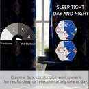 Kids Blackout Curtains - Space Cat Design, 100% Blackout, 2 Panels, Each W52×L84, Thermal Insulated Curtains for Bedroom, Noise Reducing, Combine Functionality with a Fun and Creative Design by TinyTreasures Baby Boutique