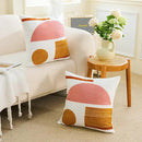HOdo Home 2PCS 18x18 Pillow Covers-Throw Pillow Cover,Tufted Boho Jacquard Pillow Covers,Farmhouse Decorative Pillow Cover,Pillow Cases for Couch,Sofa,Bed,Chair,Living Room,Home Decor by CozyNest Decor