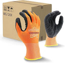 linconson 12 Pack Safety Performance Series Construction Mechanics Wrinkle Latex Work Gloves by GreenHaven Gardens